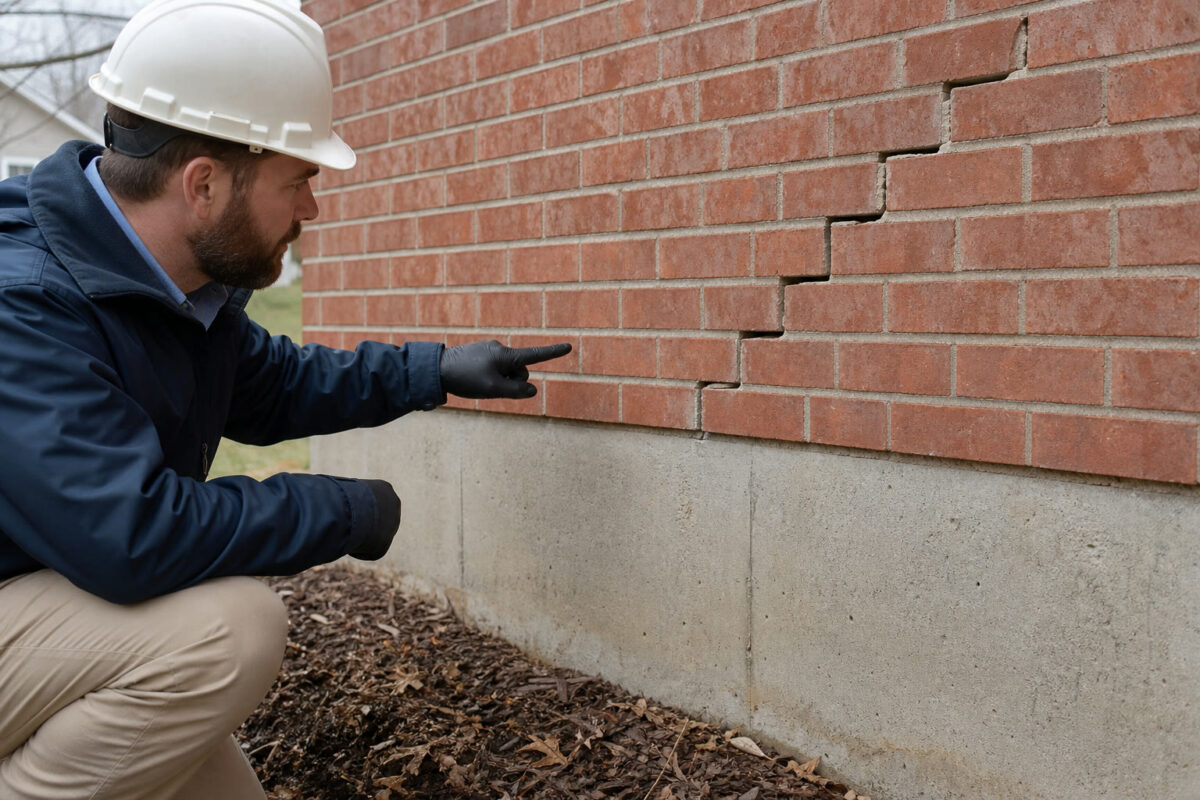 Brick Cracks in Bentonville -  Cosmetic or Structural? - Bentonville, Arkansas
