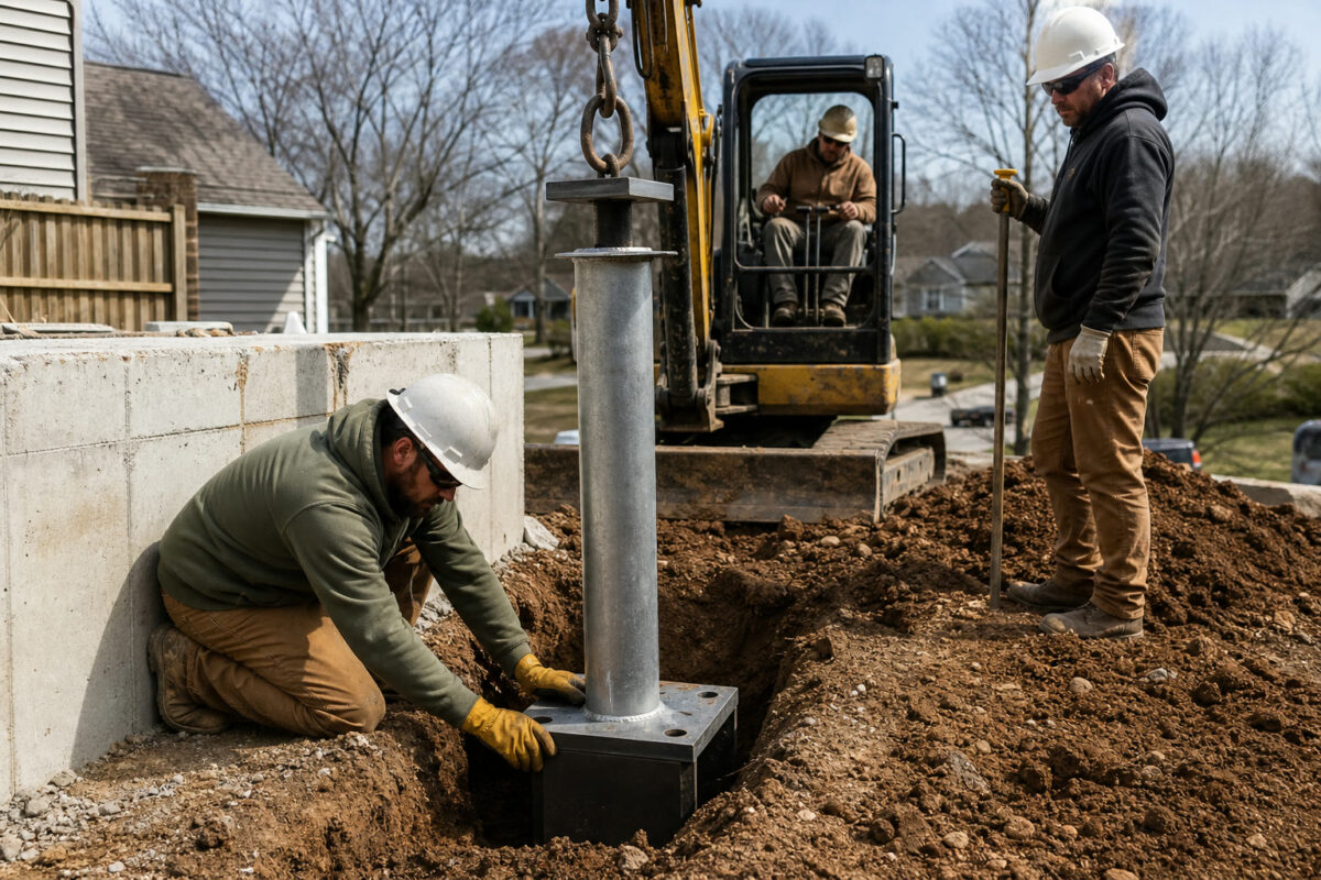Slab Pier Installation in Bentonville -  How the Process Works - Bentonville, Arkansas
